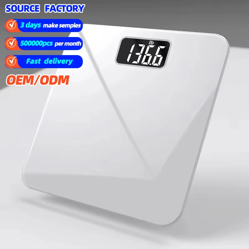 Digital Bathroom Weight Scale – LCD Display, High-Precision Sensor