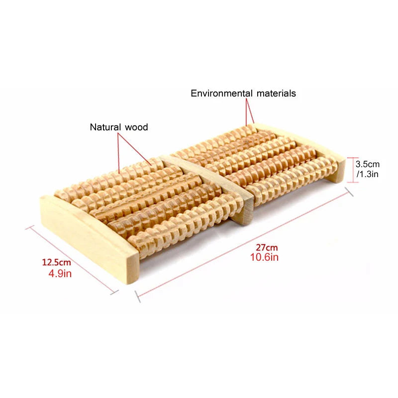 Wooden Foot Massager Roller