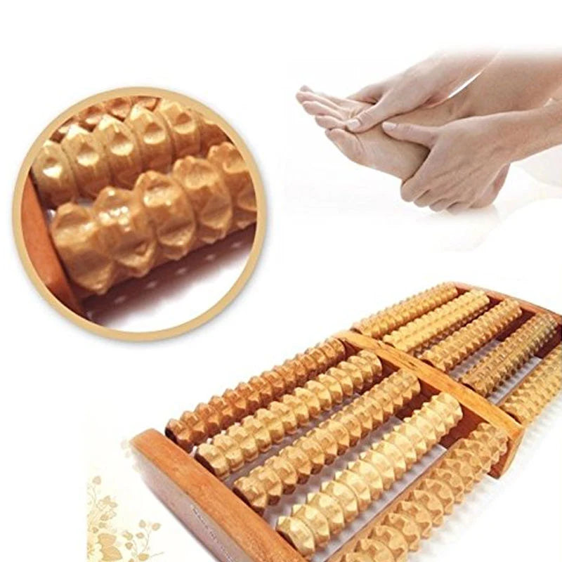 Wooden Foot Massager Roller
