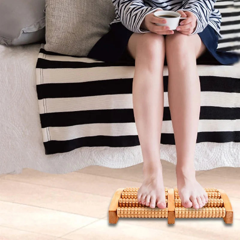 Wooden Foot Massager Roller